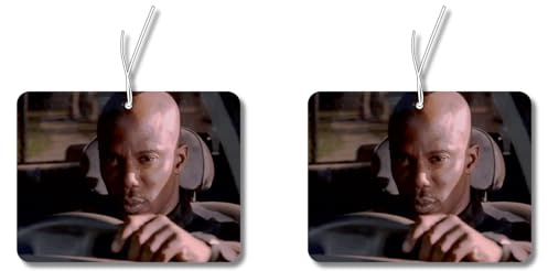 2x Duftbaum mit 'James Doakes' Motiv, Wagen lustig Duftspender, Duftbaum Auto tuning, Lufterfrischer, Duftanhänger Auto Set, Autoduft, Scherzartikel, Dexter, Meme