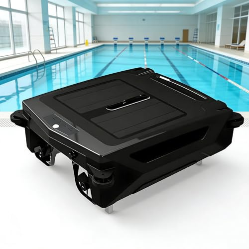 Skimmer robótico de piscina alimentado por energía solar con prevención de obstáculos y modos de carga duales para una limpieza continua