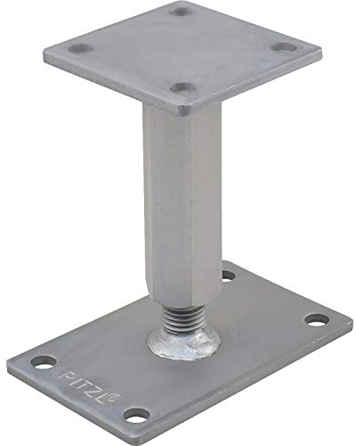 Pitzl ZiNiP Höhe (mm): 167-232 Pfostenträger Typ 10920.1100 beschichtet rechts/Links