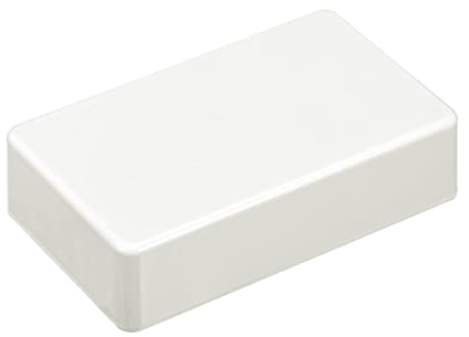 sourcing map 100 x 60 x 25mm(3,94 * 2,36 * 0,98Zoll)Elektronischer Kunststoff DIY Anschlusskasten Gehäuse Weiß