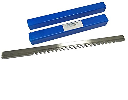 WNJ-Tool, 8mm C1 5mm C1 6mm C1 HSS Keyway Ahle Push-Typ Metric Größe Broschen Schneiden HSS-Werkzeuge for CNC-Fräser Räummaschinen (Farbe : C1 5mm)