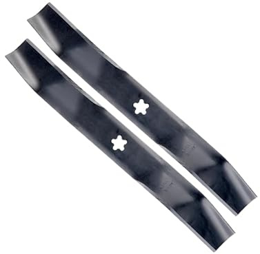 Matijardin - 2 lames tondeuse compatible avec compatible avec AYP, Bernard, compatible avec Husqvarna, compatible avec Jonsered 140101 coupe 46 cm