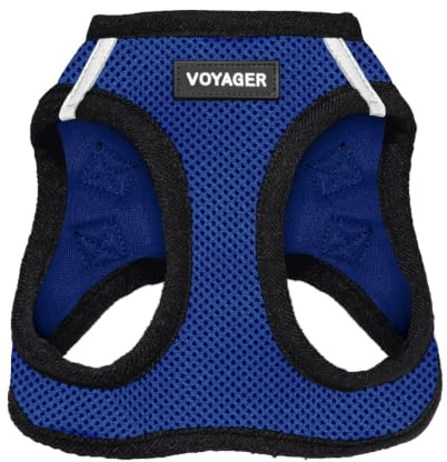 Best Pet Supplies Voyager Step-In Air Hundegeschirr â€“ Allwetter-Netz-Weste für kleine und mittelgroÃŸe Hunde â€“ Königsblaue Basis, S (Brustumfang: 36,8â€“40,6 cm)