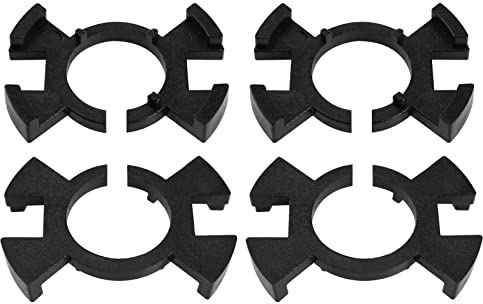 EMSea 4 x H1 LED-Scheinwerferlampen-Halter, H1 LED-Leuchtmittel, Lampenfassung, Befestigungsclips, Kunststoff, kompatibel mit Accord Civic CR-V Older Odyssey Prelude