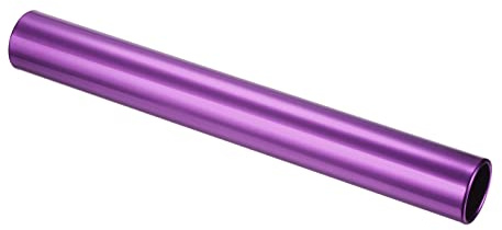 PATIKIL Relay Track Baton, Aluminum Alloy Tube Field Running Race Stick for Outdoor Athletics Sport Game Tool, Purple