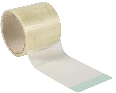BOXOB Cinta de Fibra de Vidrio, 10m x 8cm Cinta Malla de Fibra de Vidrio para Toldos, Lonas Tiendas de Campaña Velas Cubiertas de Barcos Adhesivo Fuerte Parche de Reparación de Desgarros Impermeable