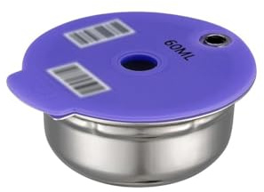 Bosch Tassimo Capsule de café rechargeable réutilisable en acier inoxydable pour machine à café Bosch Tassimo Series (220 ml)