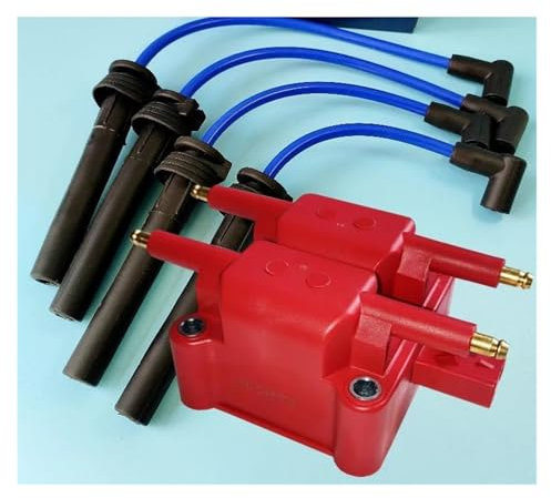 Zündspulenmodul Zündspule Stecker Funken Draht Kabel Für Mini Für Cooper R50 R52 R53 1,6 L L4 2002 2003 2004 2005 Zündspule(Coil with Wire)