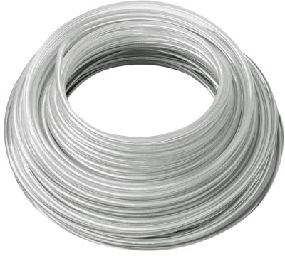 fifibang Hilo para Cortabordes Desbrozadora 2.4mm×60M, Línea de Corte de Metal Línea de Corte, Hilo de Recortador para Cortadora de Césped Cortador de Cepillo（2.4mm×60M）