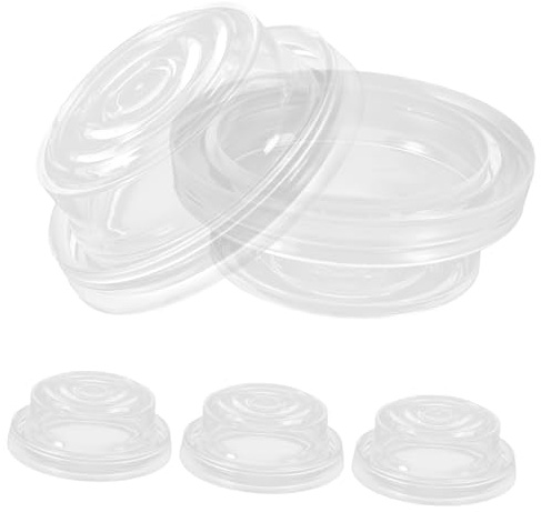 MOTHNUR Accessori Per Tiralatte Elettrico e Manuale in Silicone, Set 4 Pezzi, Per Neomamme, Pompa Vuoto Compatibile, Leggero e Trasportabile, Forniture Per Allattamento Facile e Sicuro