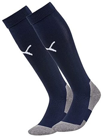 Puma Liga Socks Core, Calcetines para Hombre, Azul (Peacoat/White), 39-42 (Talla del fabricante: 3)