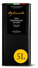 Terre di Lidia - Olio extravergine di oliva - 1 Latta da 5 L - Filiera corta, Campagna 2025/2026, Estratto a freddo - Varietà Ogliarola, Gusto Delicato - Produzione 100% italiana
