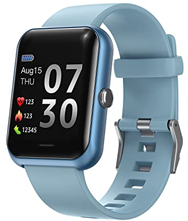 MicLee Damen Herren Smartwatch Fitness Armband Pulsuhren Fitness Tracker Wasserdicht IP68 Fitness Uhr Sportuhr Schrittzähler für Android iOS Handy Smart Watch mit 4 Unterschiedliche Zifferblätter