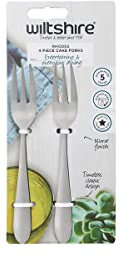 Wiltshire Rhodes tårtgaffel 4-delat set, silver