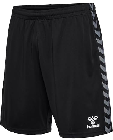 Hummel MÂLE Hmlshort Pl Authentique Short, Noir, S EU