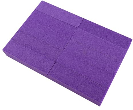 LALAFINA 20piezas Limas De Esponja Para Manicura Bloques De Pulido De Para Uñas y Falsas De Cuidado De Uñas Para Salón y Doméstico Color