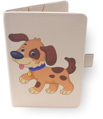 Protège Carnet De Santé Pour Bébé – Chien – Format A5 15x21 cm – Rabats Pour Ranger Les Ordonnances
