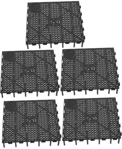 PRETYZOOM 5pcs Aquarium Bottom Filter Plate Splicing Divider Fish Tank Separator Water Permeability for Breeding and Isolation