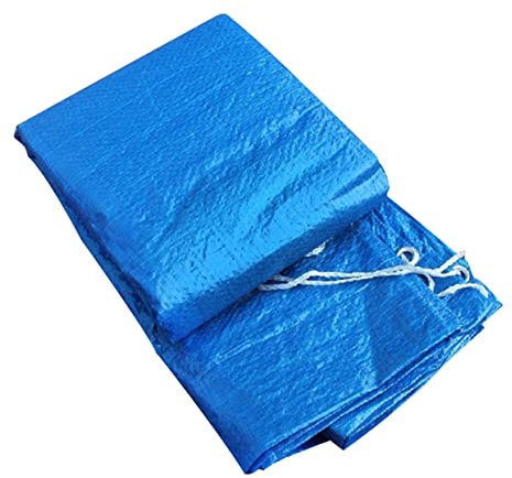 BESPORTBLE Runde Poolabdeckung 210cm Pe Gewebe Blau Staubschutz Regenschutz Für Rundpools 183cm Außenpool Schutzplane Für Aufblasbare Schwimmbecken