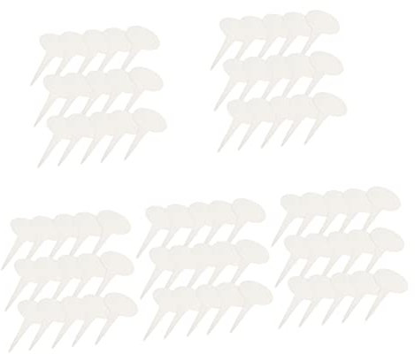 Kisangel 75 Stk Blumenpflanzenetikett Pflanzenname Wetterfeste Pflanzenmarker Markierungen Baumschulmarker Gartenmarker Für Dekorative Etiketten Pflanzen-tags Anlage Sukkulenten Acryl Rasen