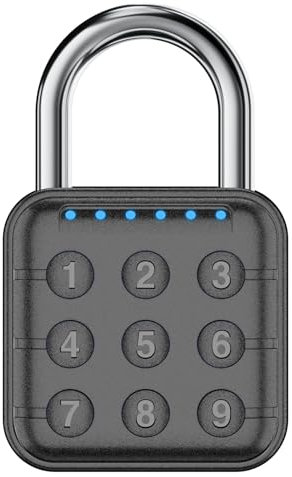 Lucchetto a combinazione per armadietti, armadietti e palestre, alta sicurezza, facile da usare per palestra, scuola, viaggi, attività all'aperto, colore nero