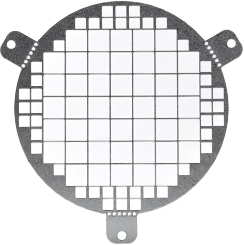 Repa Market Griglia di ventilazione rotonda in acciaio zincato da 10,2 cm, griglia di ventilazione per ingresso e uscita, rete di protezione universale in metallo per lo scarico dell'aria – Griglia