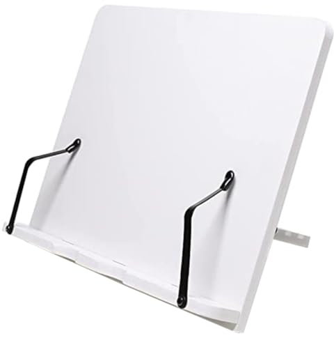 OFFSCH Buchhalter Zum Freihändigen Lesen Aus Holz Tellerständer Und Kochbuchhalter Für Tablets Zeitungen Zeitschriften Notizbücher Und Lehrbücher Ausstellungsständer Für Schreibtisch