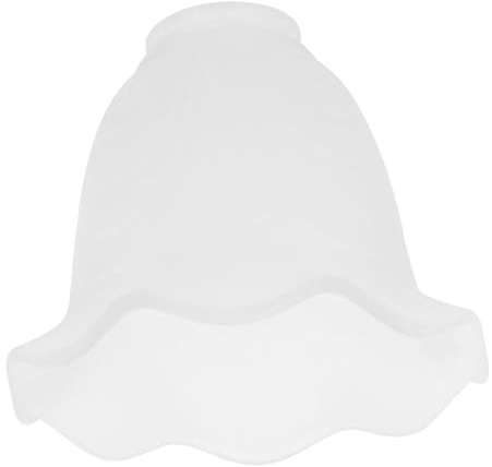 HONITANO Abat Jour Verre pour Suspension Moderne Abat Jour Tulipe Verre Acidulé Lampe Murale Design Artistique et Lumineux