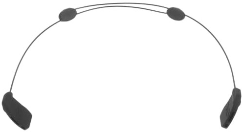 HAPINARY Correa de Gafas de Sol Cordón para Gafas de Sol Negro de Alambre de Acero y Plástico Fiesta Verano