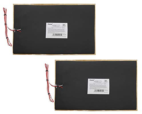 Facon 12 x 1812V RV Tank Heater Pad with Thermostat - 2Pack, Prevents Freezing for 50 Gallons Fresh/Grey/Black Holding Water Tanks, QAI Certified