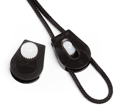 1 Stck. Fixlock Kordelstopper CL197 mit Klemmrad für 4,5 - 6mm Kordel