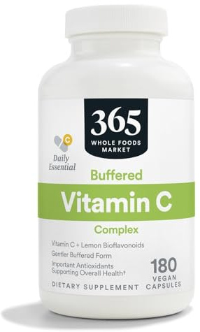 365 by Whole Foods Market, Buffered Vit C w/Bioflavonoids 500 MG, 180 CT