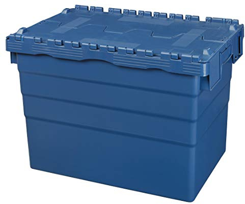 Logiplast Kunststoffkisten mit Deckel 60 x 40 x 41,6 cm Aufbewahrungsbox in Industriequalität