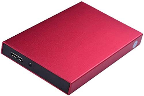 Hard Disk esterno HDD 2 Tb / 750 gb / 250 gb, 2,5 pollici metallo portatile USB 3.0 Mobile Hard Drive, adatto per PC, desktop, laptop, Ps4, Xbox One, MacBook, Smart TV (80 GB, rosso)