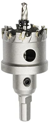 Meccion Lochsäge Hartmetall-Bohrer, Hochwertiger TCT Metall Lochsäge Bohrer für Edelstahl, Eisen, Legierung, Holz, Kunststoff (35mm)