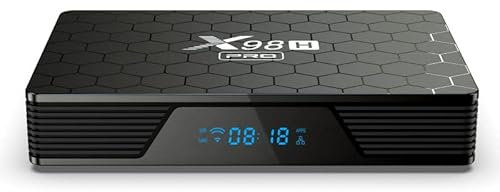 Android TV Box 12.0 4GB RAM 64GB Rom Set Top Box H618 Quad-Core Cortex-A53 CPU Supporto 4K HDR10+, Wi-Fi 6 2.4G/5G Dual Wi-Fi BT 5.0 100M Ethernet USB 2.0 Smart TV Box,4gb+32gb