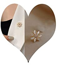 TseenYi Broche Flor Opalo Broche Flor Plumeria Broche Cristal Oro Broches Botones Broche Vintage Opalo Cz Broche Cardigan Clip Solapa Clip Camisa Joyas Para Mujeres Y Niñas Regalos