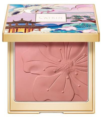 CATKIN Powder Blush, Blushers for Cheeks Make Up, Highly Pigmented, 10g