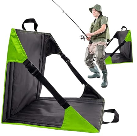 Portable Folding Festival Seat, Picnic Chair with Carry Handle, Portable Stadium Seat, Floor Chair with Back Support, Waterproof Stadium Seat Cushion, Foldable Outdoor Sit Mat for Camping, Hiking