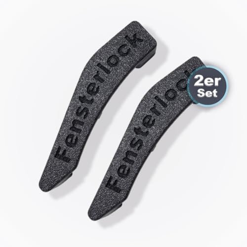 Cerraduras de ventana en negro - Protección antirobo y bloqueo para manija de ventana Dometic Seitz / Palanca - Ventanas para autocaravana y caravana (tipo 2, lote de 2, lado izquierdo)