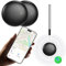 Localizador de Llaves - 2 Paquetes Smart Air Tracker Tag,Buscador Llaves para Apple Buscar (Sólo iOS 14.5+), Localizador para Niños,Mascota,Carteras,Equipaje,Batería Reemplazable,para Viajar