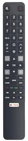 RC802N YU12 Télécommande de rechange pour Smart TV TCL