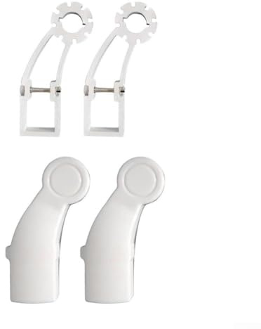 Markisen Seitenstützwinkel 2 Stück mit Deckel passend für 40mm Vierkantrohrsysteme