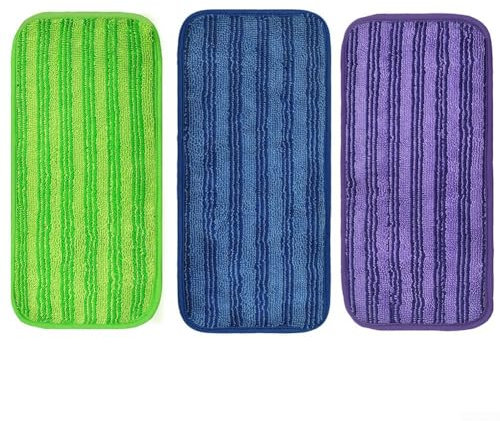 Set di panni di ricambio realizzati in materiali, si adattano facilmente a tutti i tipi di spazzatrici (confezione da 3)