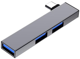 90 Grad USB Typ C Hubs Dockingstation 4 Port Datenübertragung Expander Schneller USB 3.0 für PC Laptop