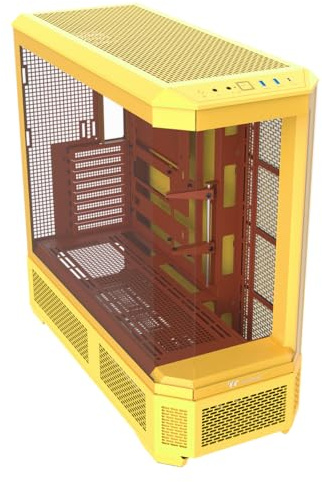 Thermaltake View 600 TG; Full Tower; 420mm Radiator Support; 480mm GPU Clearance; Hidden Connector Support; Rotatable PCIe Slots; 220mm PSU Clearance; Butter Caramel; CA-11H-00FMWN-00