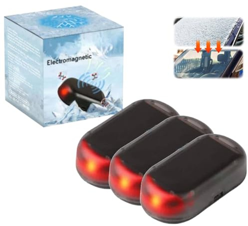 vokkrv Elektromagnetische Molekulare Interferenz Frostschutzmittel Schneeräumungswerkzeug, Auto Enteiser, Scheibenenteiser Auto, Enteiserspray Auto, Auto Kinetische Molekularheizung Enteisung (3PC)