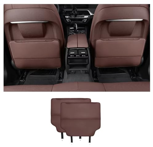 YLWDKORR Autositz Organizer für Mercedes Benz CLA-Klasse C117 CLA180 2013-2024 Autositz-Rückenlehnenschutz, Trittschutzpolster, Aufbewahrungstasche