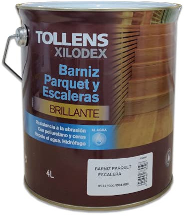 Tollens Barniz Parquet Al Agua Brillante 4 Lt