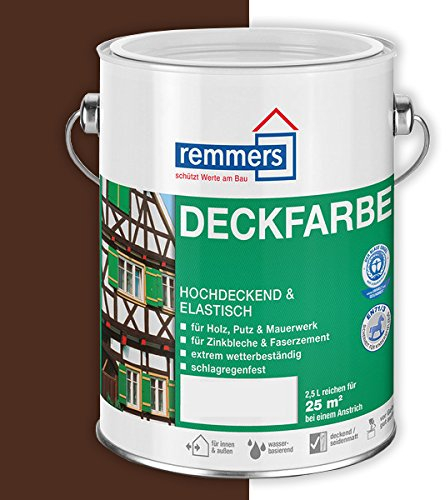 Remmers Deckfarbe (750 ml, nussbraun)